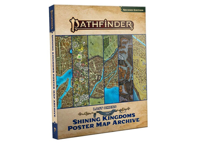 Gamers Guild AZ Paizo Pathfinder 2E: Lost Omens Shining Kingdoms Poster Map Archive (Pre-Order) ACD Distribution
