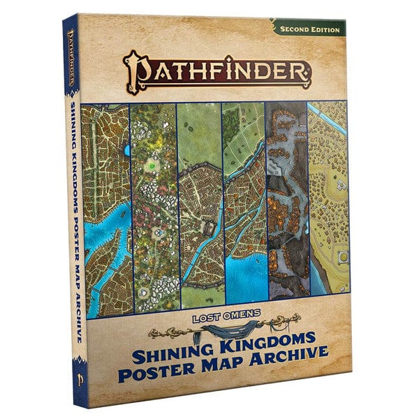 Pathfinder 2E: Lost Omens Shining Kingdoms Poster Map Archive – Gamers ...