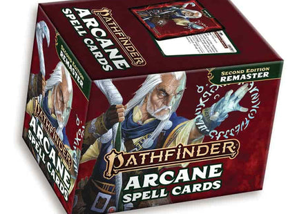 Gamers Guild AZ Paizo Pathfinder RPG (2E): Arcane Spell Cards (Remastered) (Pre-Order) GTS