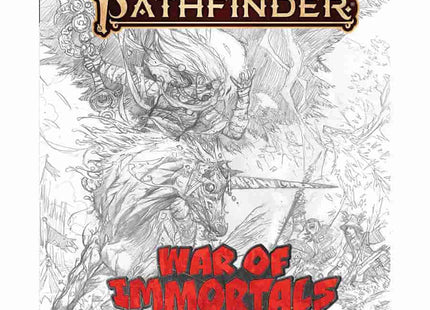 Gamers Guild AZ Paizo Pathfinder RPG (2E) War of Immortals (Sketch Cover) (Pre-Order) GTS