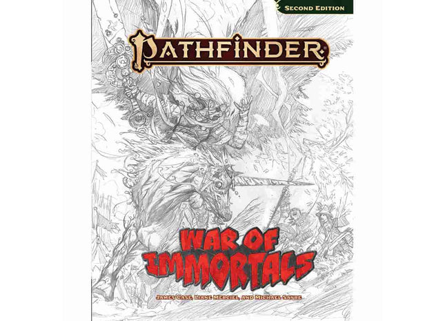 Gamers Guild AZ Paizo Pathfinder RPG (2E) War of Immortals (Sketch Cover) (Pre-Order) GTS
