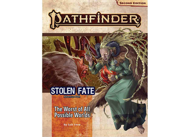 Gamers Guild AZ PAIZO PUBLISHING Pathfinder RPG (2E) Adventure Path: The Worst of All Possible Worlds - Stolen Fate 3 of 3 (Pre-Order) GTS