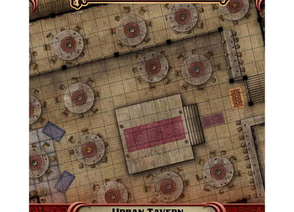 Gamers Guild AZ PAIZO PUBLISHING Pathfinder RPG: Flip-Mat Classics: Urban Tavern (Pre-Order) GTS
