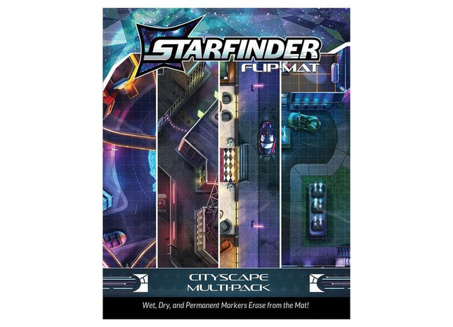 Gamers Guild AZ Paizo Starfinder 2E: Flip-Mat: Cityscape Multi-Pack (Pre-Order) ACD Distribution
