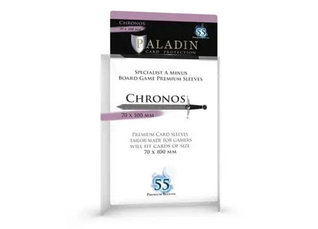 bridge size card sleeves Paladin Board Game Sleeves: Chronos (70x100mm)