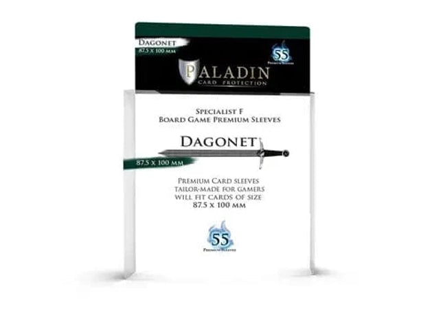 Gamers Guild AZ Paladin Paladin Board Game Sleeves: Dagonet (87.5x100mm) Bridge Distribution