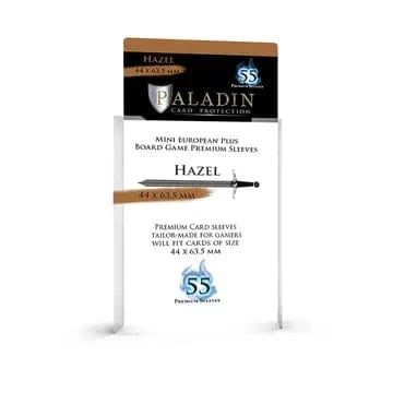 44x63 card sleeves Paladin Card Sleeves (44mm x 63.5mm) 55 Pack: Hazel