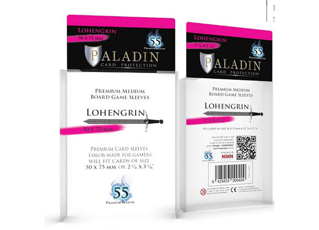 Gamers Guild AZ Paladin Paladin Board Game Sleeves: Lohengrin (Premium Medium) GTS