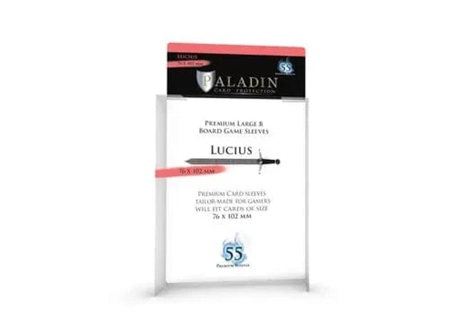 Gamers Guild AZ Paladin Paladin Board Game Sleeves: Lucius (76x102mm) Bridge Distribution