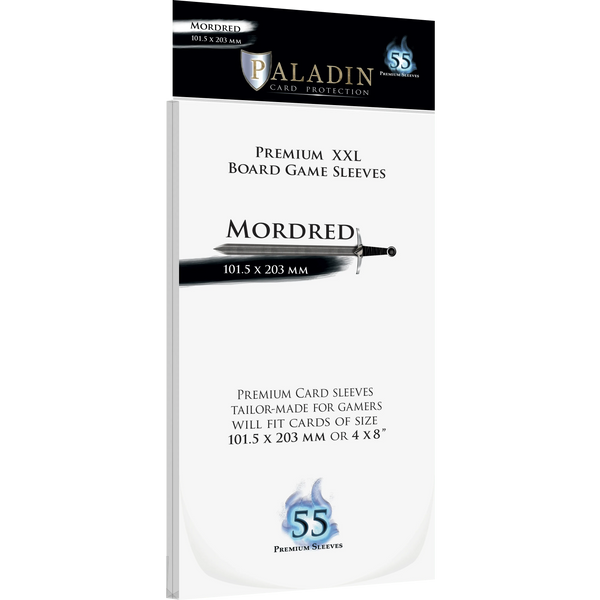 bridge size card sleeves Paladin Board Game Sleeves: Mordred (101.5×203mm) – Gamers Guild AZ