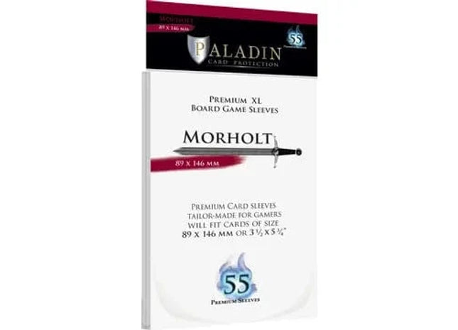 Gamers Guild AZ Paladin Paladin Board Game Sleeves: Morholt (89x146mm) Bridge Distribution
