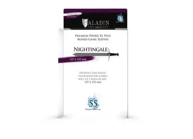 Gamers Guild AZ Paladin Paladin Board Game Sleeves: Nightingale (127x153mm) Bridge Distribution