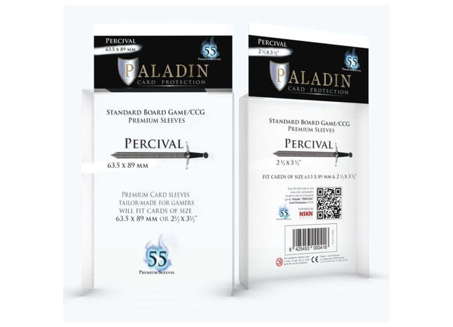 paladin percival card sleeves Paladin Board Game Sleeves: Percival (63.5x89mm)