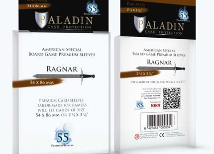 Gamers Guild AZ Paladin Paladin Board Game Sleeves: Ragnar (American Special) GTS