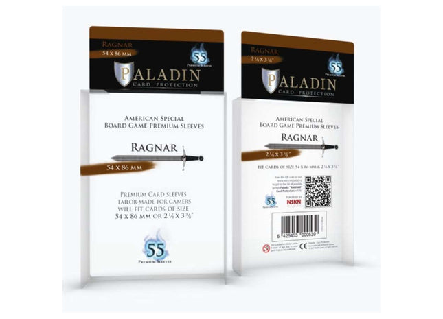 paladin percival card sleeves Paladin Board Game Sleeves: Ragnar (54x86mm) – Gamers Guild AZ