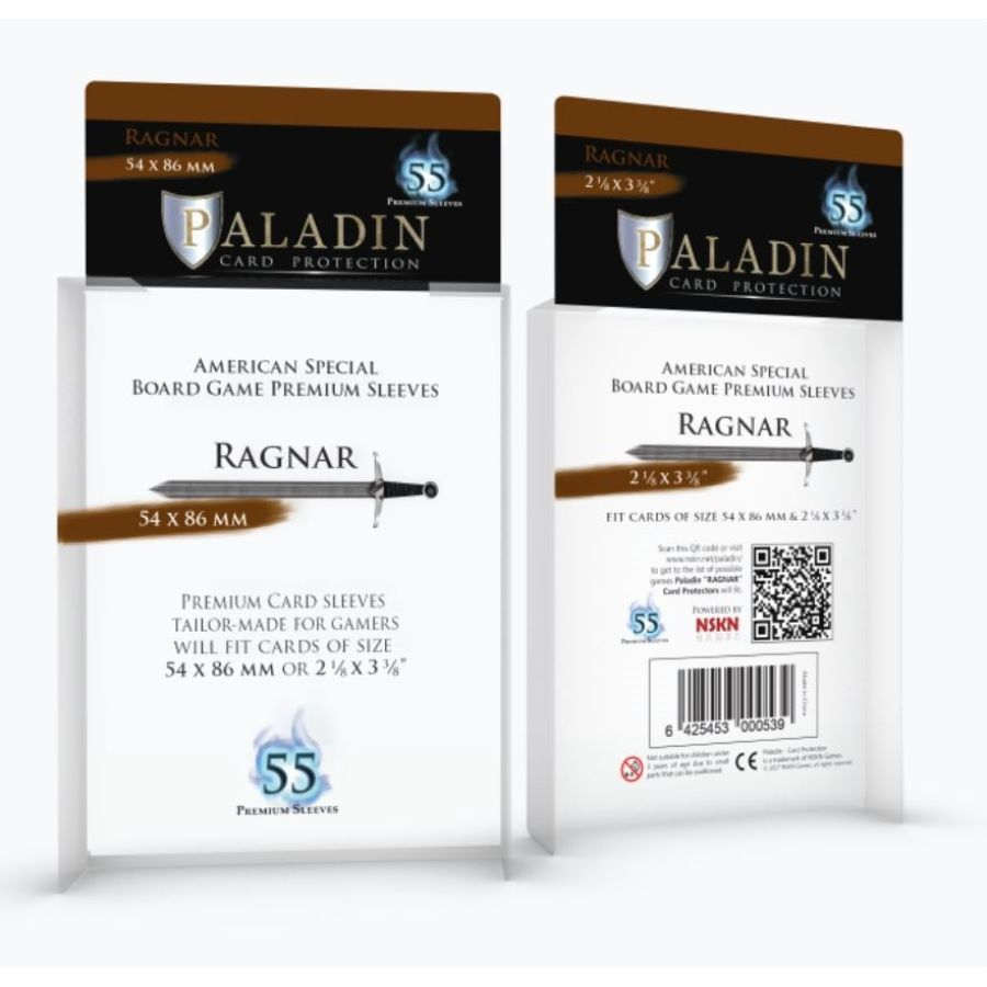 card sleeves 54x86 Paladin Board Game Sleeves: Ragnar (54x86mm) – Gamers Guild AZ