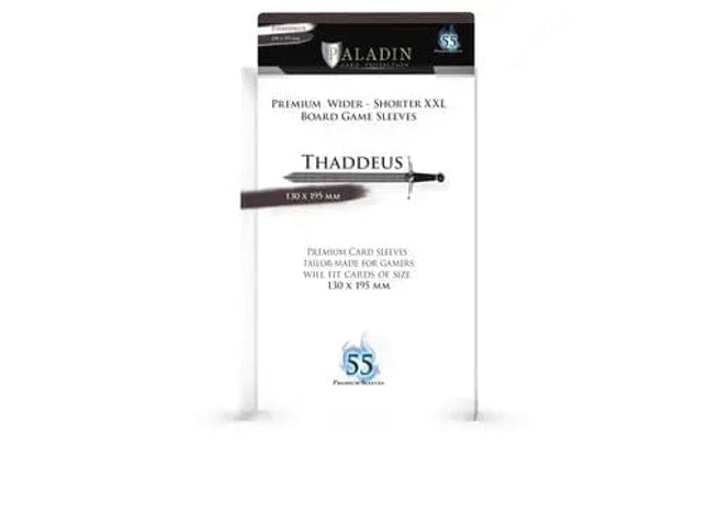 Gamers Guild AZ Paladin Paladin Board Game Sleeves: Thaddeus (133x198mm) Bridge Distribution