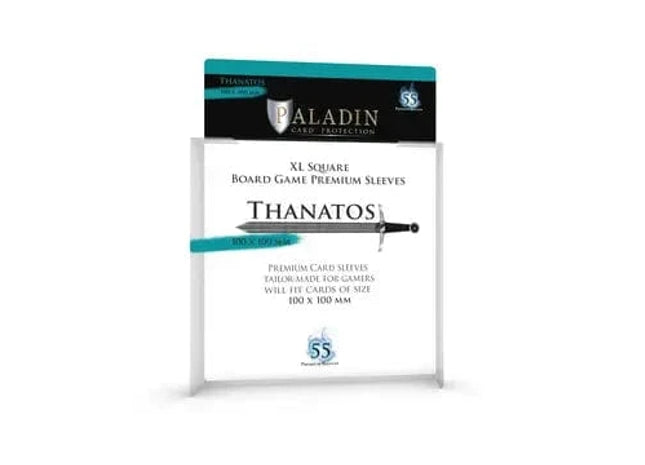 Gamers Guild AZ Paladin Paladin Board Game Sleeves: Thanatos (100x100mm) Bridge Distribution