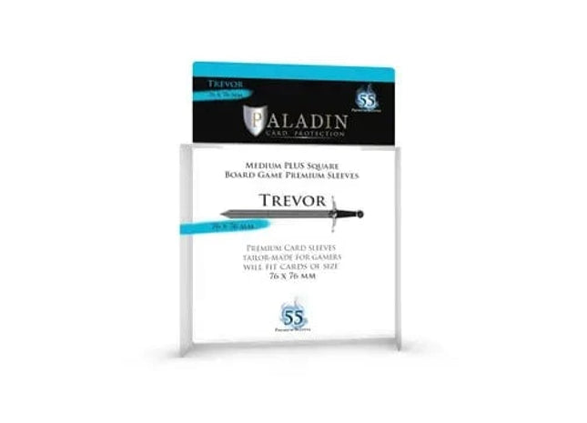 Gamers Guild AZ Paladin Paladin Board Game Sleeves: Trevor (76x76mm) Bridge Distribution