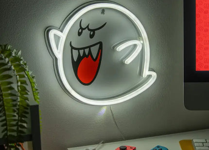 Gamers Guild AZ Paladone Super Mario: Boo - Wall Mountable Led Neon Light Faire