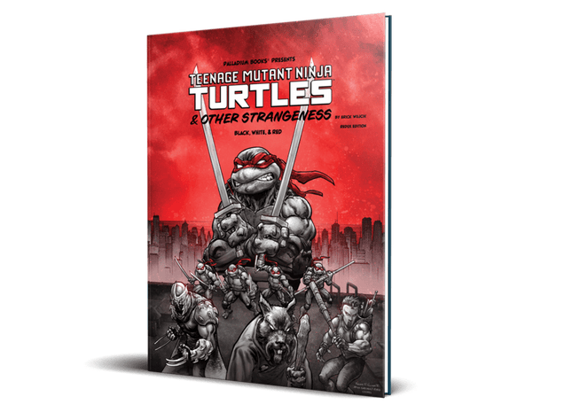 Gamers Guild AZ Palladium Books Teenage Mutant Ninja Turtles & Other Strangeness RPG Black, White, & Red Edition (Pre-Order) AGD