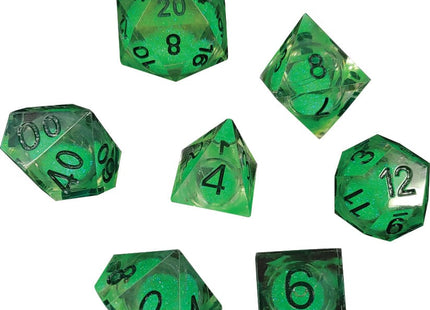 Gamers Guild AZ Palladium Books Teenage Mutant Ninja Turtles RPG: Mutagen Green Dice Set (Pre-Order) AGD