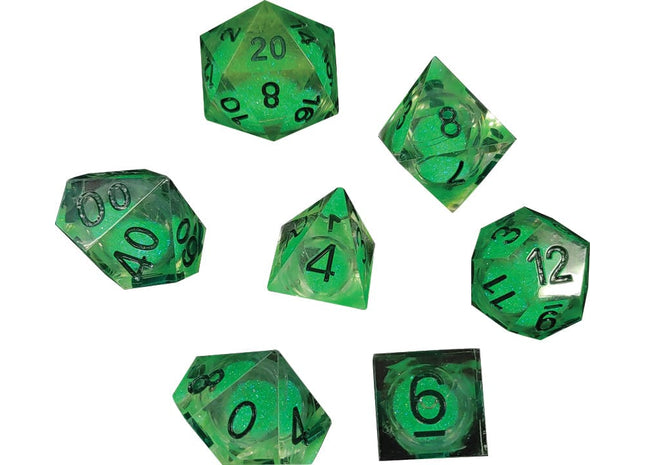 Gamers Guild AZ Palladium Books Teenage Mutant Ninja Turtles RPG: Mutagen Green Dice Set (Pre-Order) AGD