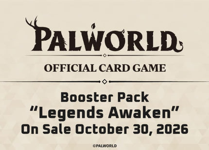 Gamers Guild AZ Palworld OCG Palworld OCG: Legends Awaken - Booster Display Box (Pre-Order) YY Card World