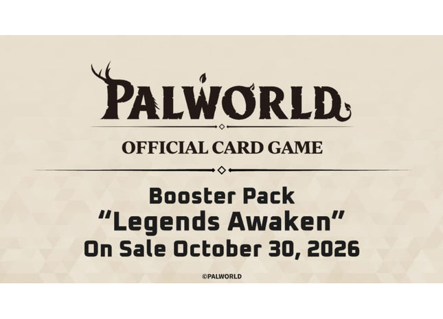 Gamers Guild AZ Palworld OCG Palworld OCG: Legends Awaken - Booster Display Box (Pre-Order) YY Card World