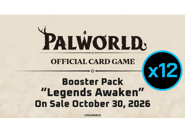 Gamers Guild AZ Palworld OCG Palworld OCG: Legends Awaken - Booster Display Case (Pre-Order) YY Card World