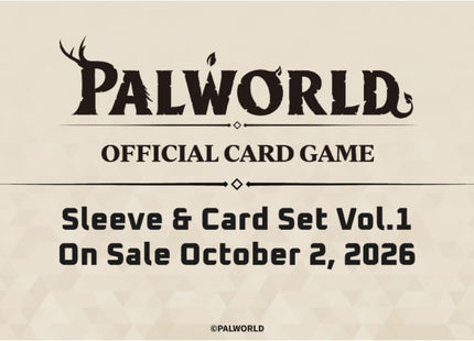 Gamers Guild AZ Palworld OCG Palworld OCG: Sleeve & Card Set Vol. 1 (Pre-Order) YY Card World