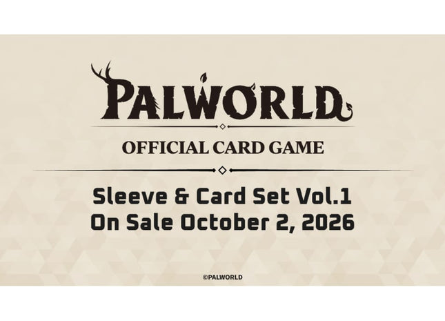Gamers Guild AZ Palworld OCG Palworld OCG: Sleeve & Card Set Vol. 1 (Pre-Order) YY Card World