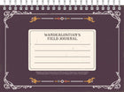 Gamers Guild AZ Pandion Games Midnight Muscadines: Wanderlustian Journal (Pre-Order) AGD