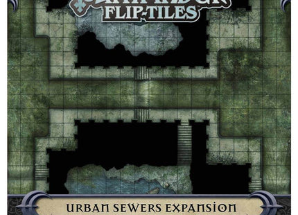 Gamers Guild AZ Pathfinder Flip-Tiles: Urban Sewers Expansion Southern Hobby
