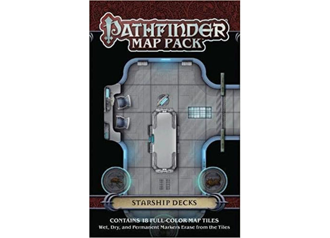 Gamers Guild AZ Pathfinder Map Pack: Starship Decks Southern Hobby