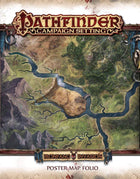 Gamers Guild AZ Pathfinder Pathfinder: Campaign Setting- Ironfang Invasion Poster Map Folio Southern Hobby