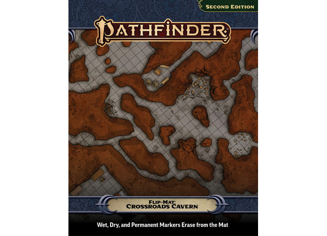 Gamers Guild AZ Pathfinder Pathfinder RPG 2E: Flip-Mat - Crossroads Cavern (Pre-Order) Southern Hobby