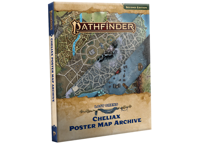 Gamers Guild AZ Pathfinder Pathfinder RPG 2E: Lost Omens - Cheliax Poster Map Archive (Pre-Order) Southern Hobby