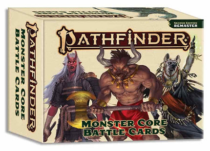Gamers Guild AZ Pathfinder Pathfinder RPG (2E): Monster Core Battle Cards (Pre-Order) GTS