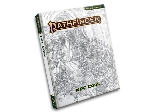 Gamers Guild AZ Pathfinder Pathfinder RPG: NPC Core Hardcover (Sketch Cover Edition) (P2) - Black Friday AGD