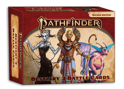 Gamers Guild AZ Pathfinder Pathfinder, Second Edition: Bestiary 3 Battle Cards Southern Hobby