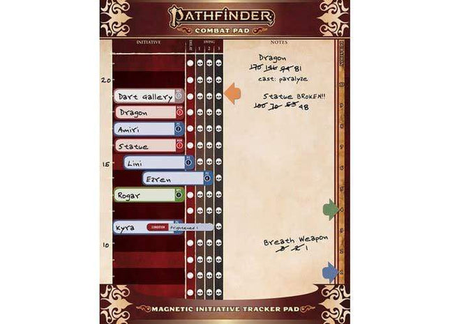 Gamers Guild AZ Pathfinder Pathfinder, Second Edition: Combat Pad Southern Hobby