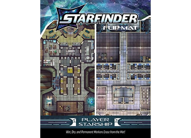 Gamers Guild AZ Pathfinder Starfinder 2E: Flip-Mat - Player Starship (Pre-Order) AGD