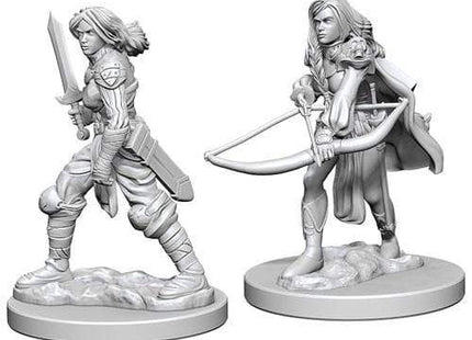 Gamers Guild AZ Pathfinder WZK72597 Pathfinder Minis: Deep Cuts Wave 1- Human Female Fighter Southern Hobby
