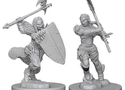 Gamers Guild AZ Pathfinder WZK72614 Pathfinder Minis: Deep Cuts Wave 1- Half-Orc Female Barbarian Southern Hobby