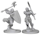Gamers Guild AZ Pathfinder WZK72614 Pathfinder Minis: Deep Cuts Wave 1- Half-Orc Female Barbarian Southern Hobby