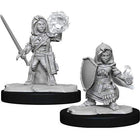 Gamers Guild AZ Pathfinder WZK90261 Pathfinder Minis: Deepcuts Wave 14- Halfling Cleric Female Southern Hobby