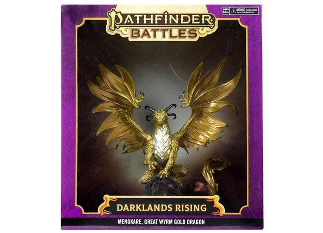 Gamers Guild AZ Pathfinder WZK97511 Pathfinder Battles: Darklands Rising-Mengkare, Great Wyrm Premium Set Southern Hobby