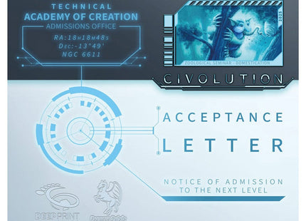 Gamers Guild AZ Pegasus Spiele Civolution: Acceptance Letter Expansion (Pre-Order) ACD Distribution