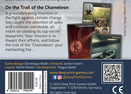 Gamers Guild AZ Pegasus Spiele Witness: On The Trail of the Chameleon (Pre-Order) AGD